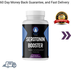 Serotonin Booster With 5 HTP and Calcium picture 60- day money back and fast 2 day shipping