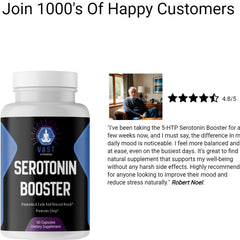 Serotonin Booster With 5 HTP and Calcium and 4.8/5 customer rating